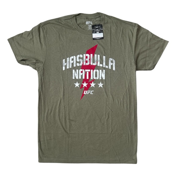 UFC Hasbulla Nation Olive Shirt T-Shirt Tee Men Women Youth Unisex NWT $25 MSRP - Picture 6 of 7